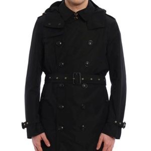 BURBERRY Delsworth Men's Trench Coat w/ Detachable Hood Size Large New With Tag